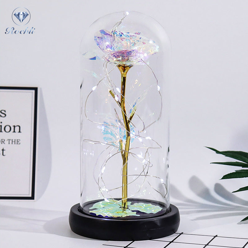 reserved Rose in Glass Dome Display