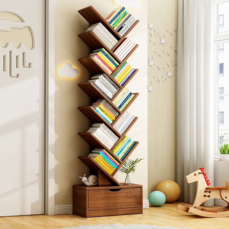 Rectangular Wood Bookshelves