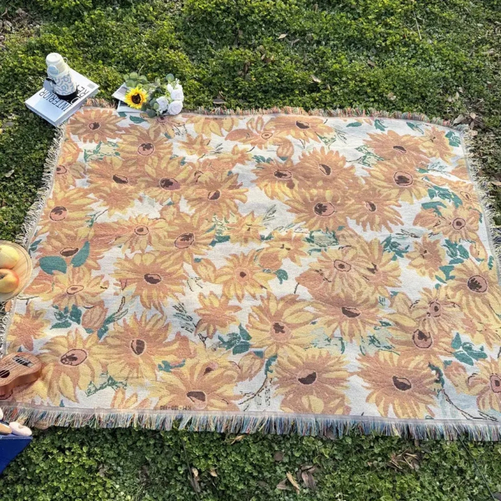 Floral Outdoor Picnic Mat