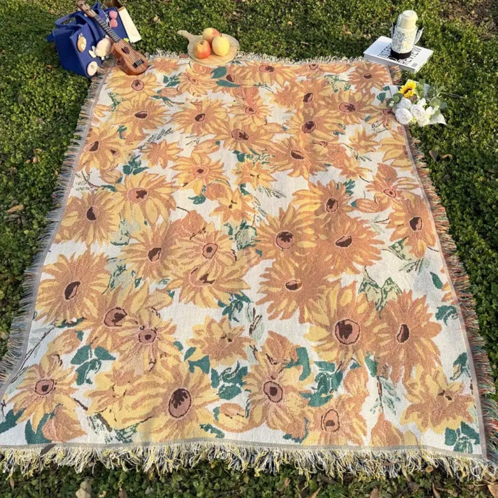 Floral Outdoor Picnic Mat