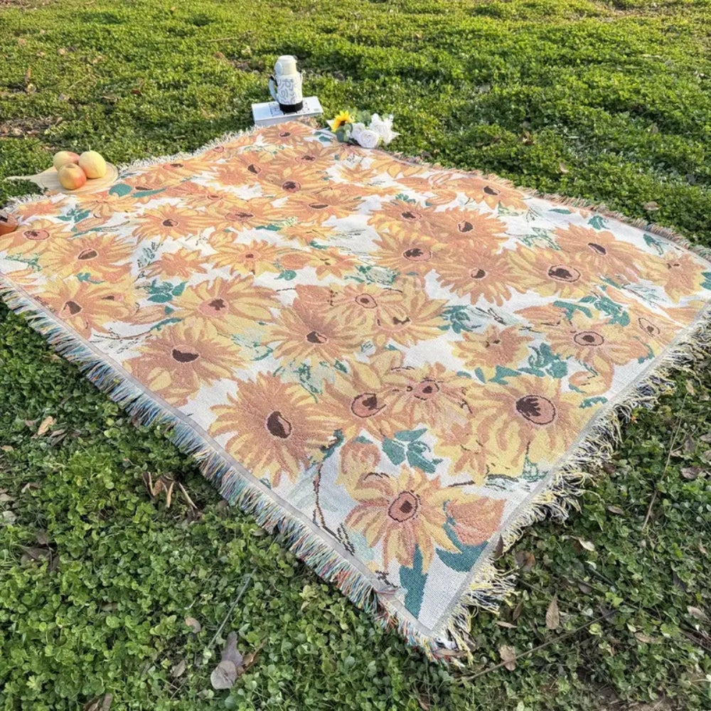 Floral Outdoor Picnic Mat
