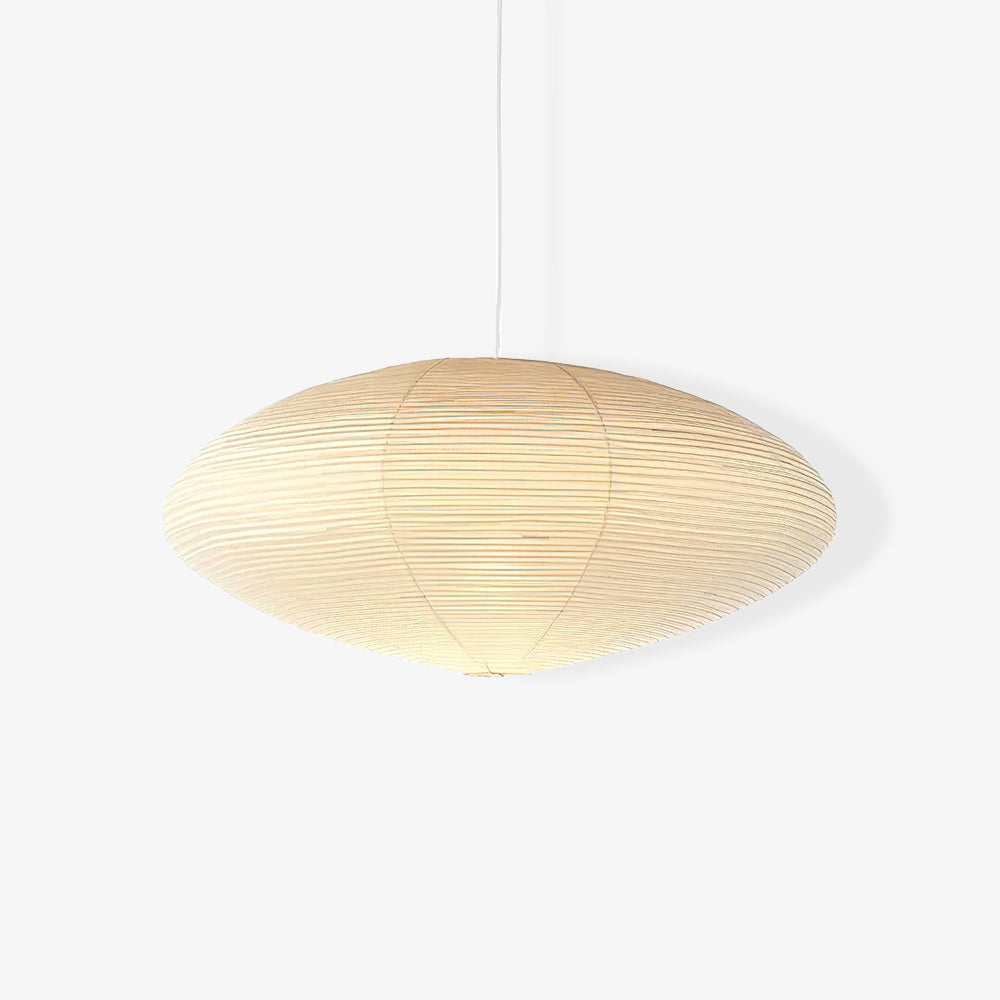 Japanese Paper Saucer Ceiling Light