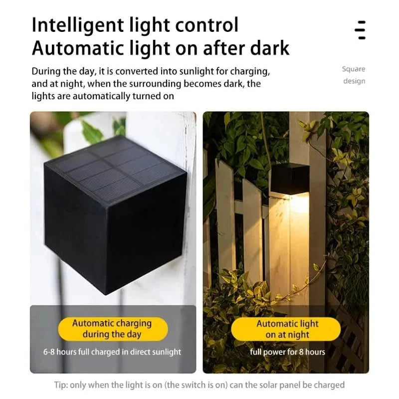 Solar LED Outdoor Wall Light