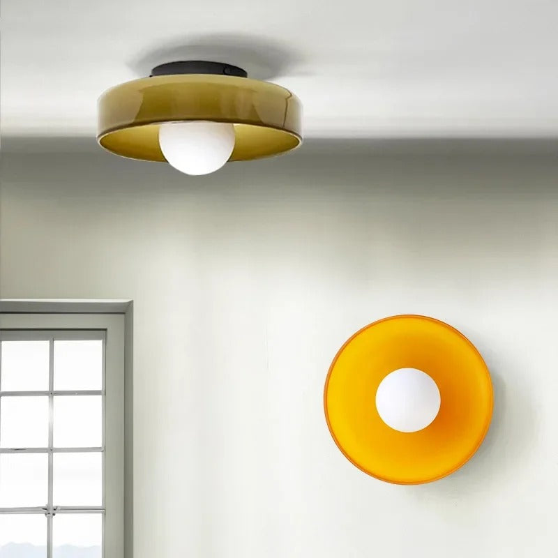 Round Flush Ceiling Light