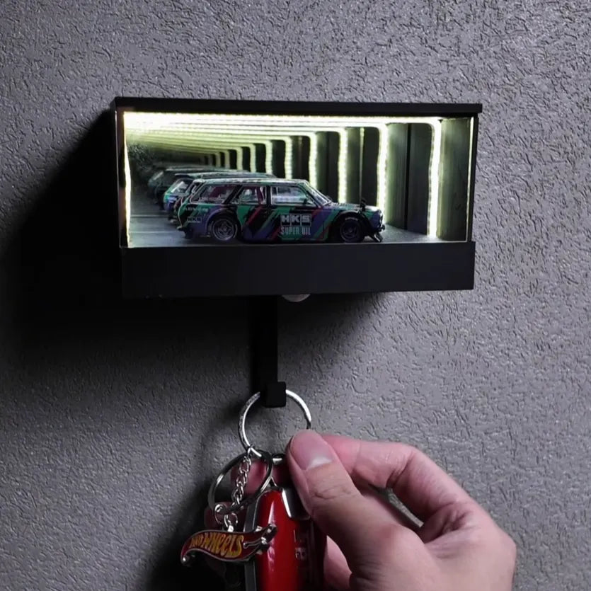 Infinity Mirror Car Key Hanger Light