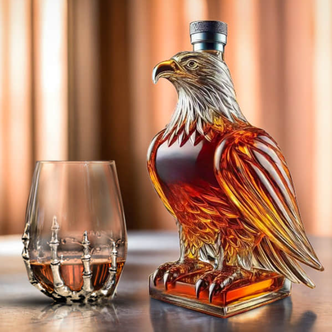 Bald Eagle Whiskey Decanter