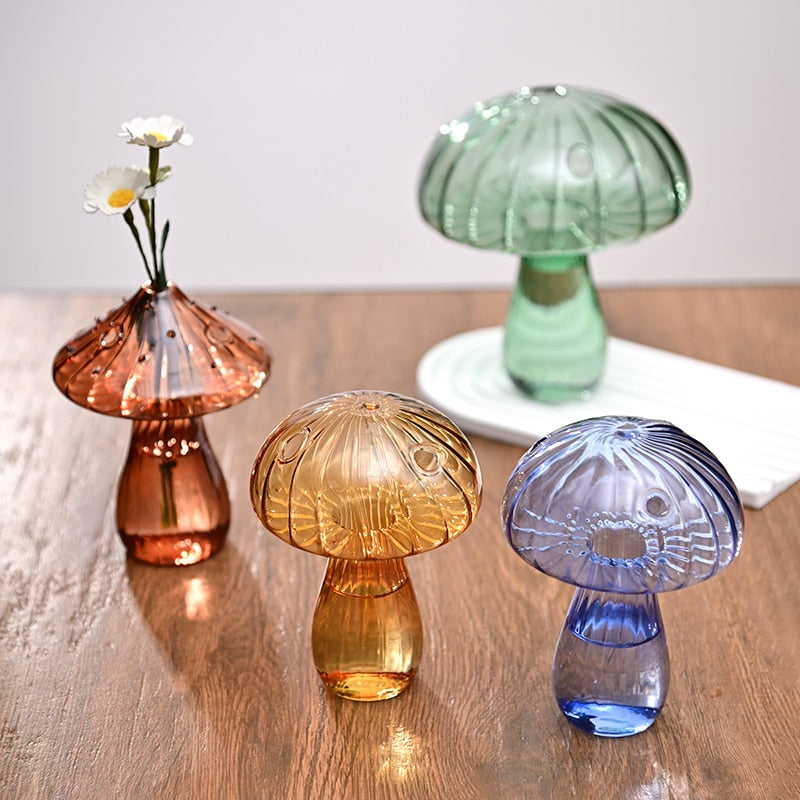 Crystal Mushroom Vase