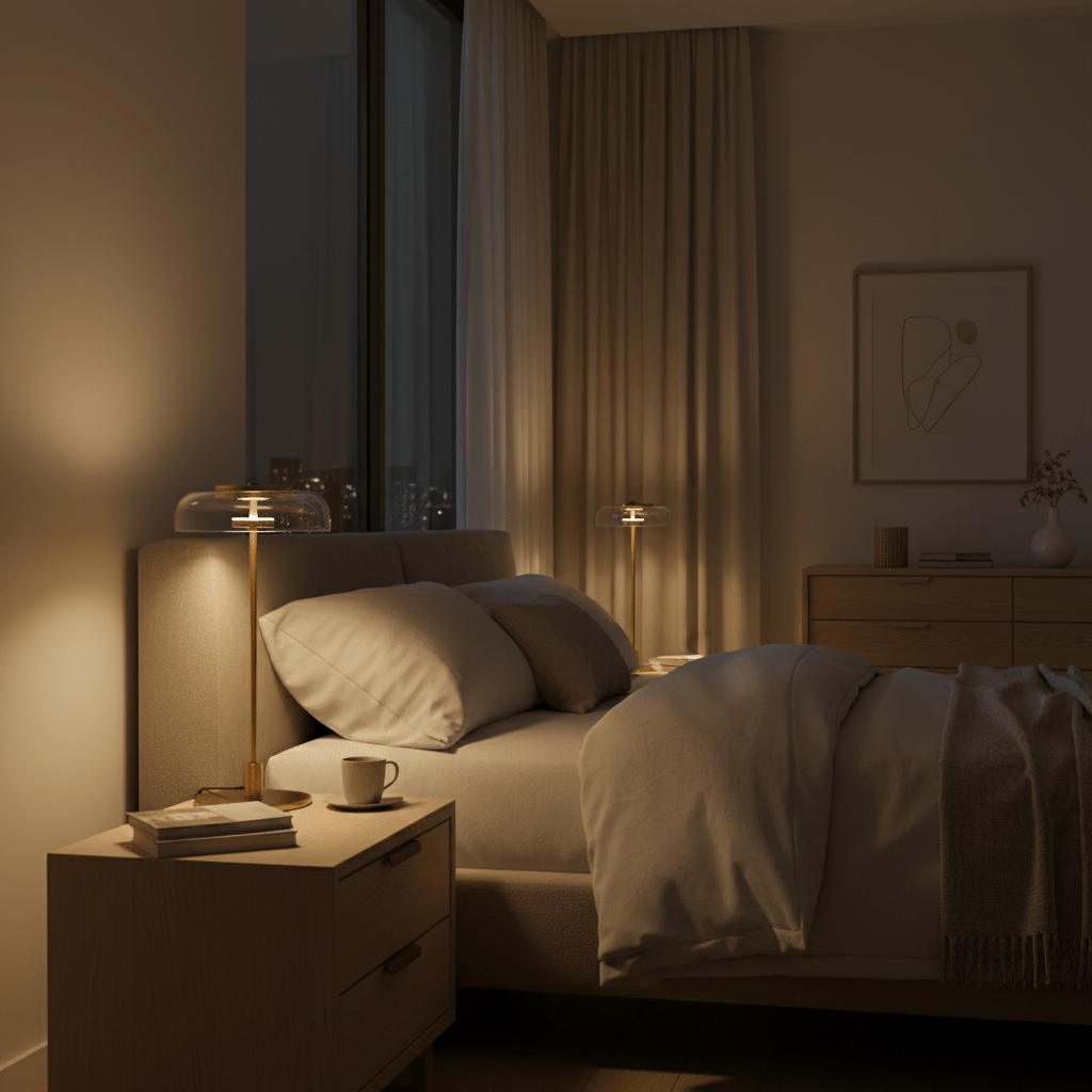 Glass Dome Table Lamp