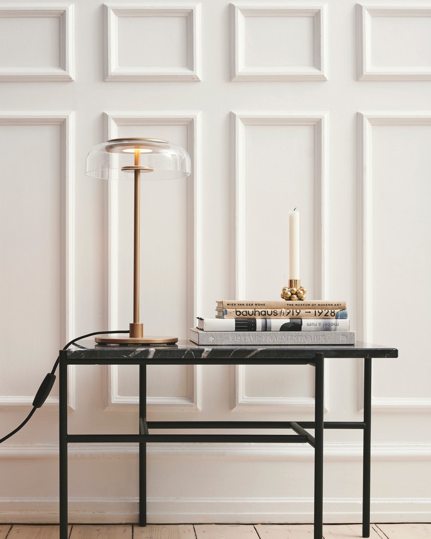 Glass Dome Table Lamp