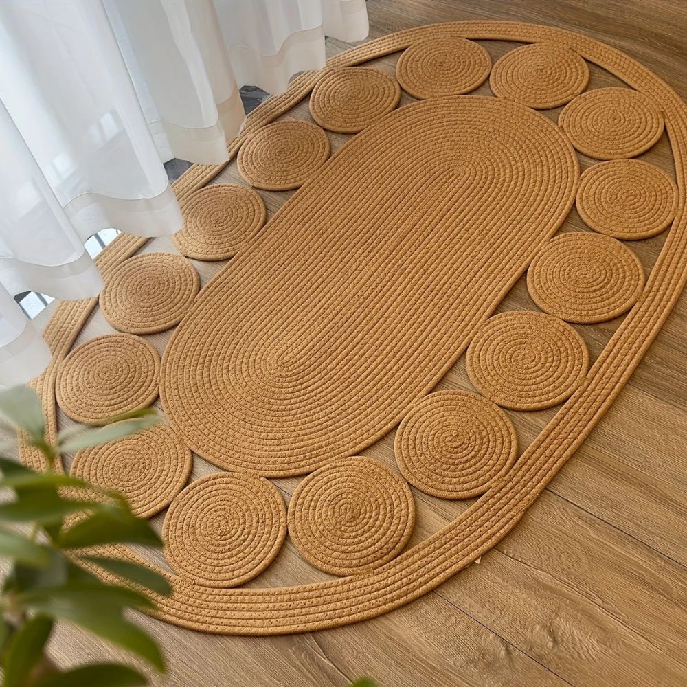 Spiral Oval Accent Rug