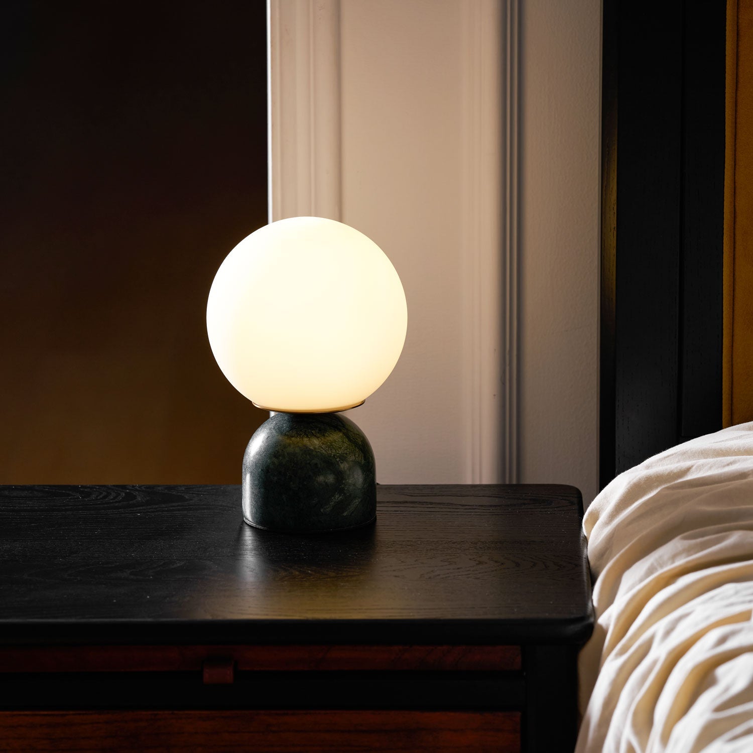 Marble Orb Table Lamp