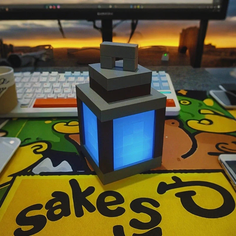 Block LED Wall Lantern
