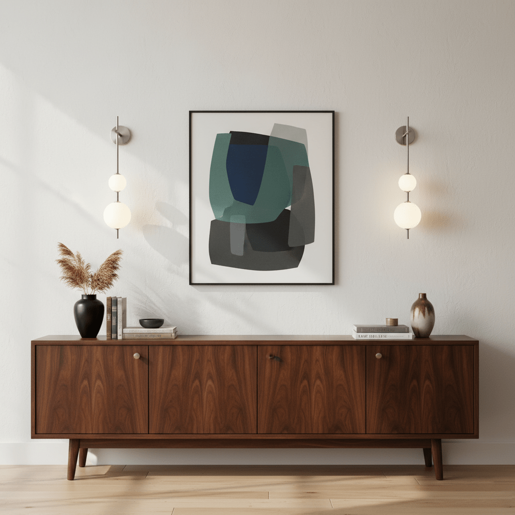 Vertical Globe Wall Light