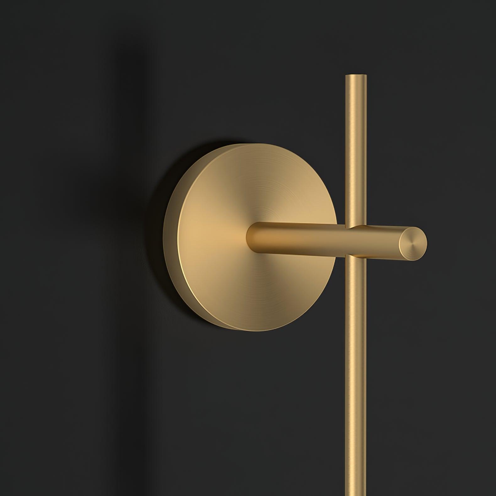 Vertical Globe Wall Light