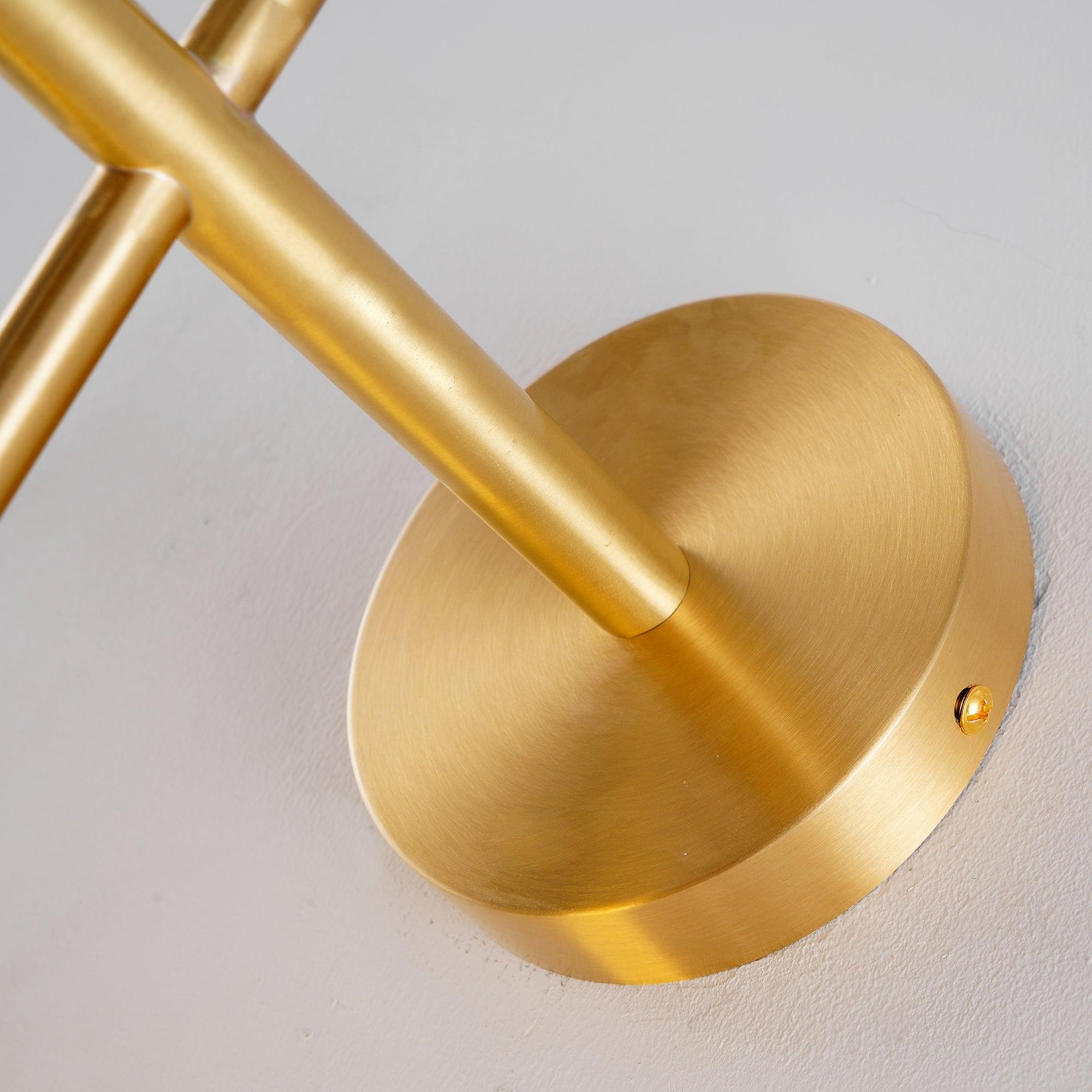 Vertical Globe Wall Light