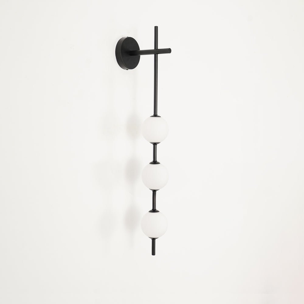 Vertical Globe Wall Light