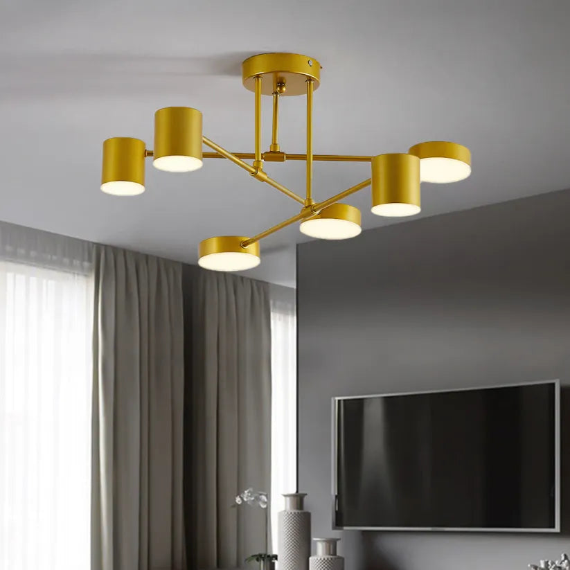 Ceiling Light with 6 Adjustable LED Heads