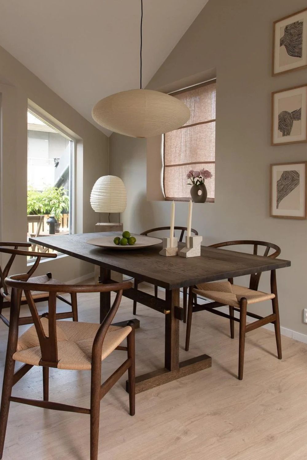 Japanese Paper Saucer Ceiling Light
