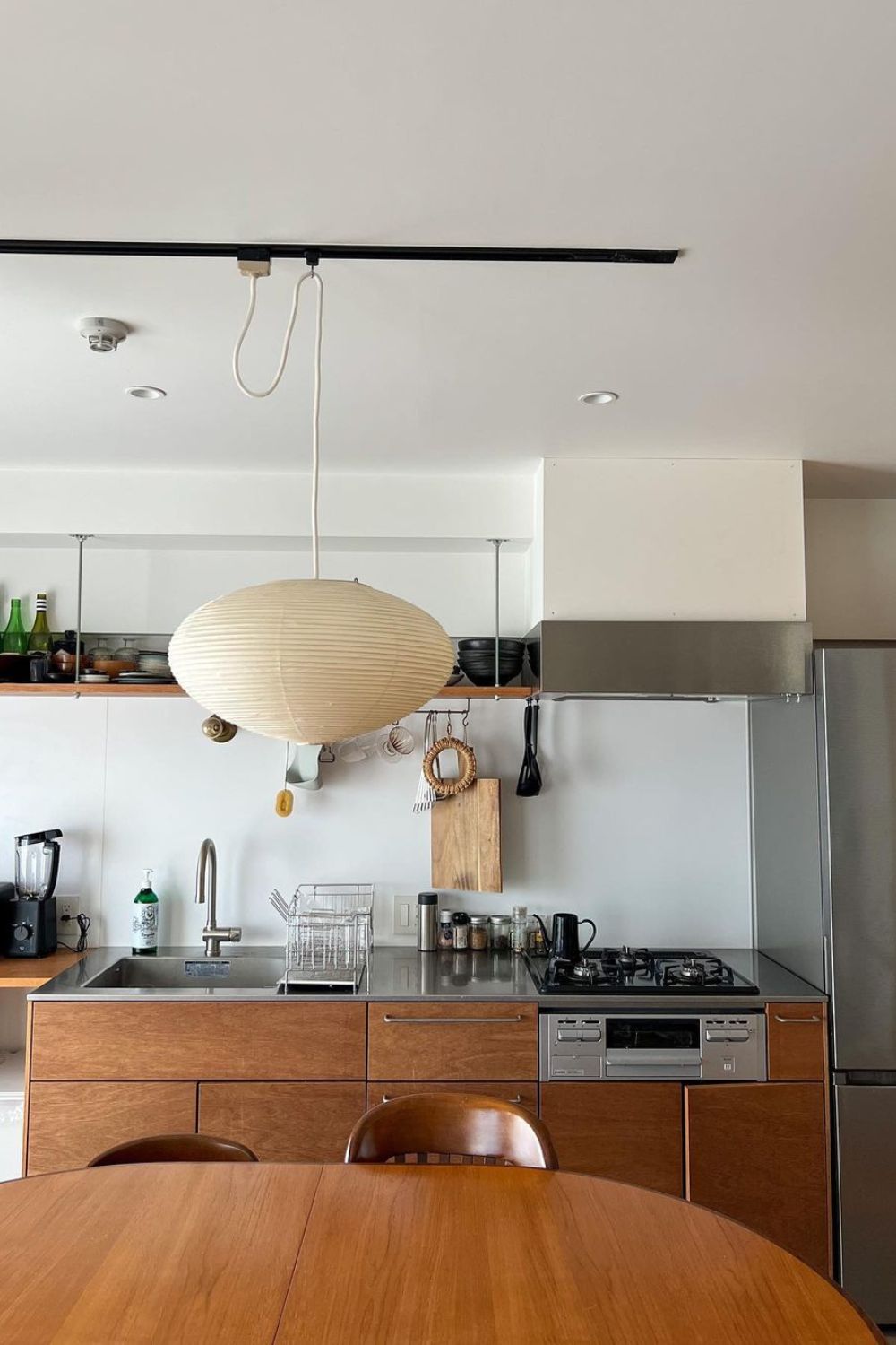 Japanese Paper Saucer Ceiling Light