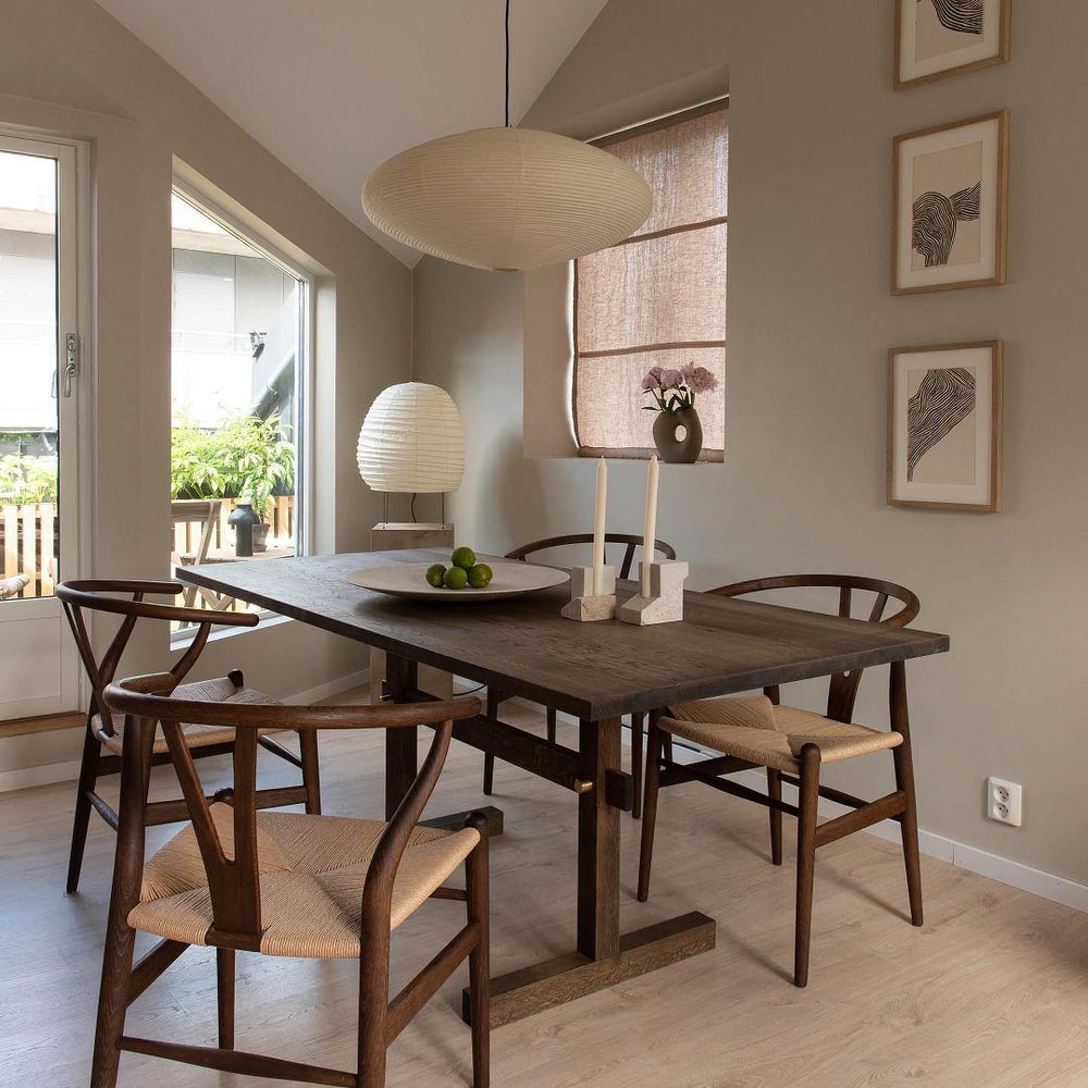 Japanese Paper Saucer Ceiling Light