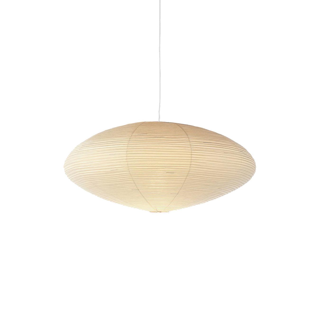 Japanese Paper Saucer Ceiling Light