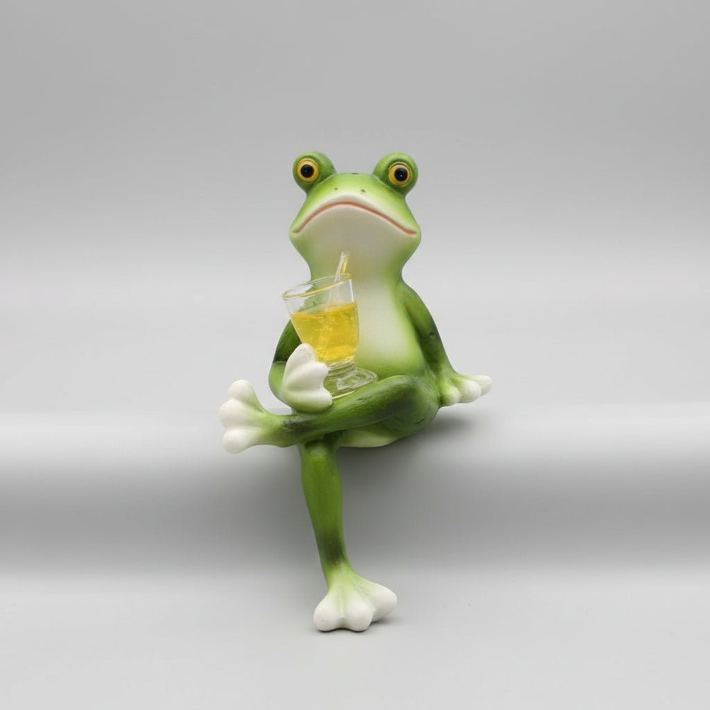 Tipsy Frog Pot Hanger