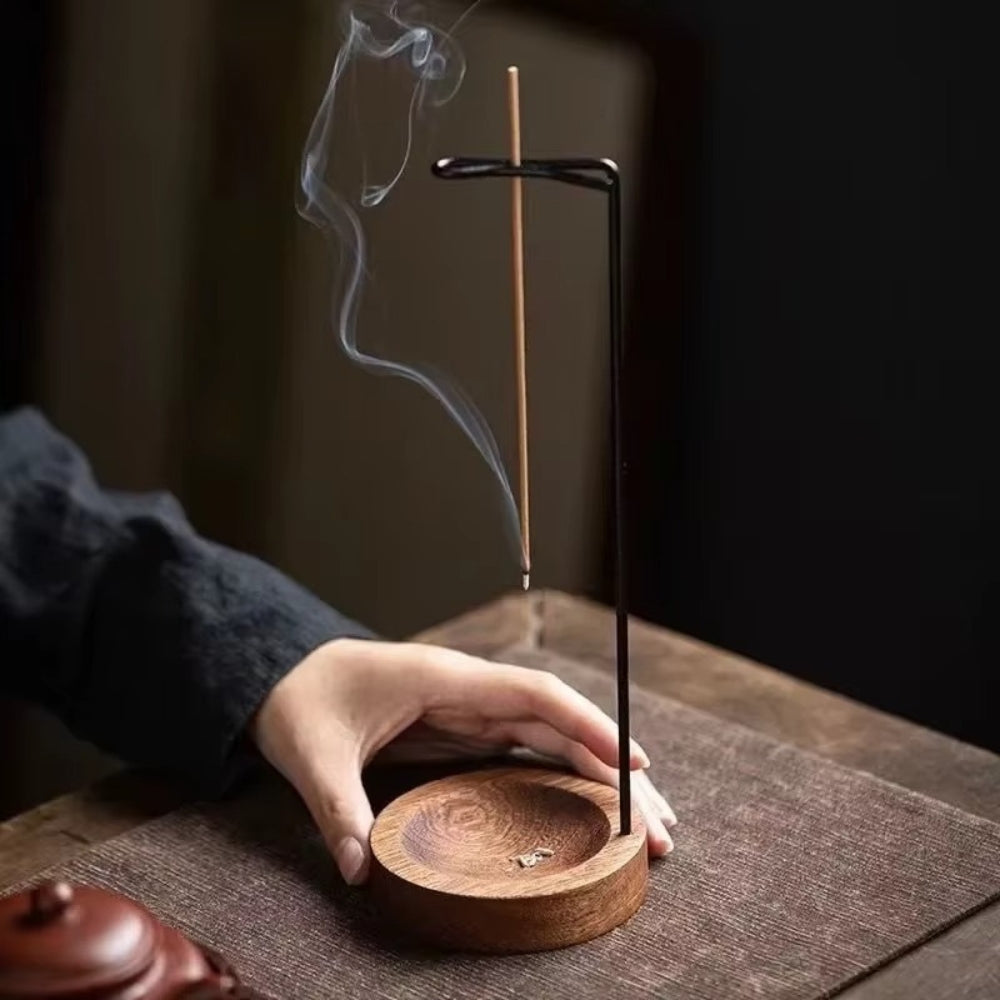 Handcrafted Wood Incense Burner