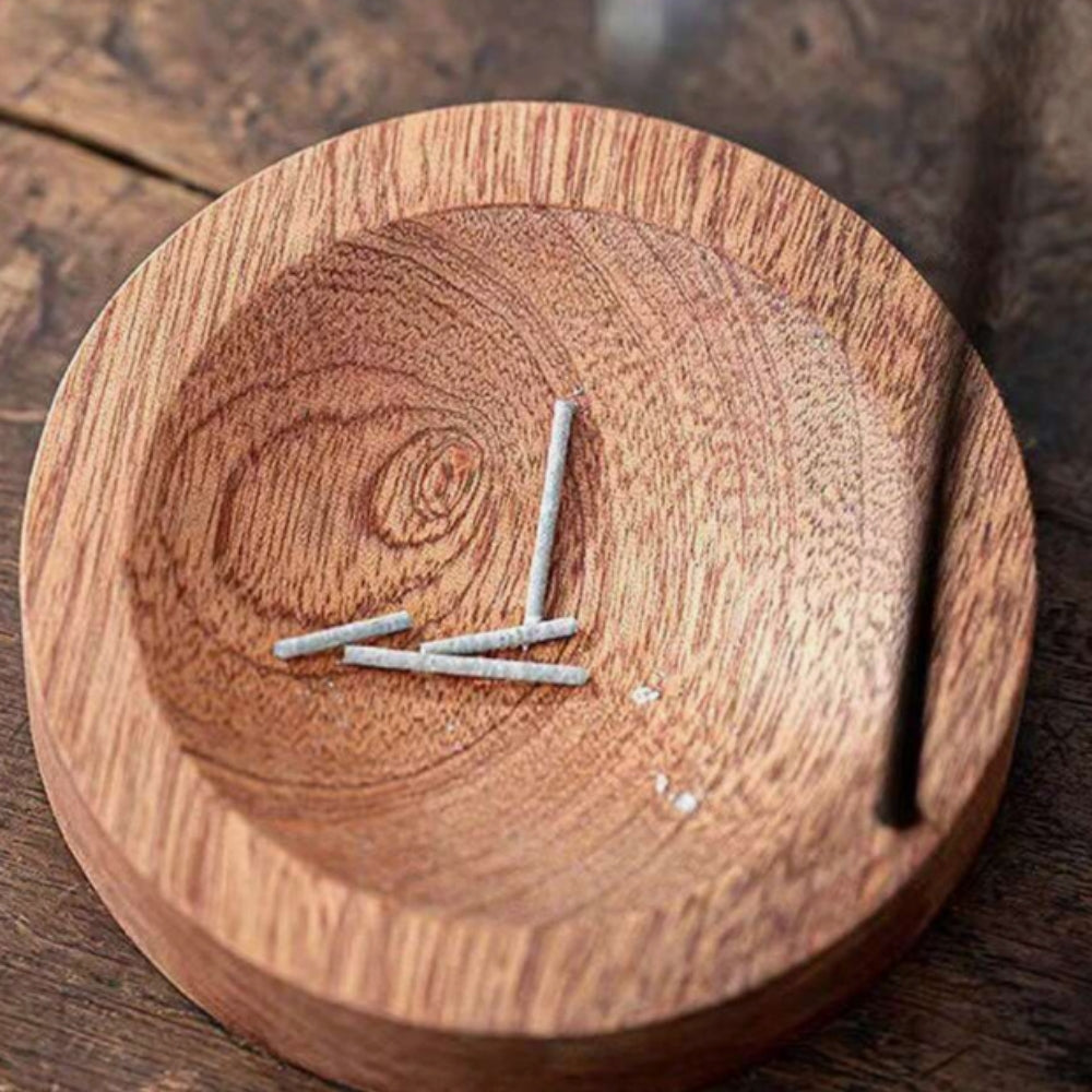 Handcrafted Wood Incense Burner