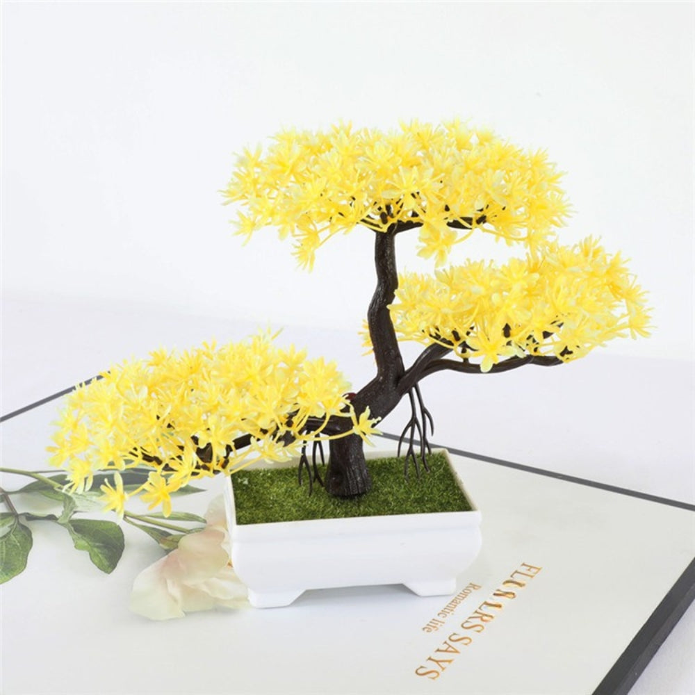 Mini Artificial Bonsai Desk Tree