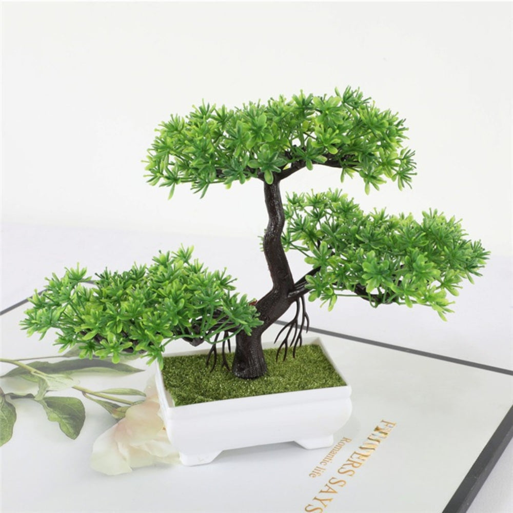 Mini Artificial Bonsai Desk Tree