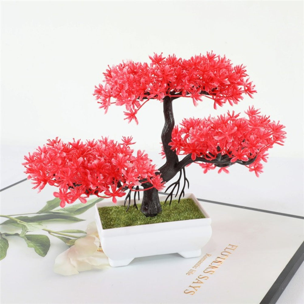 Mini Artificial Bonsai Desk Tree