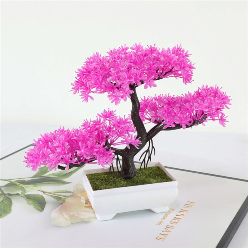 Mini Artificial Bonsai Desk Tree