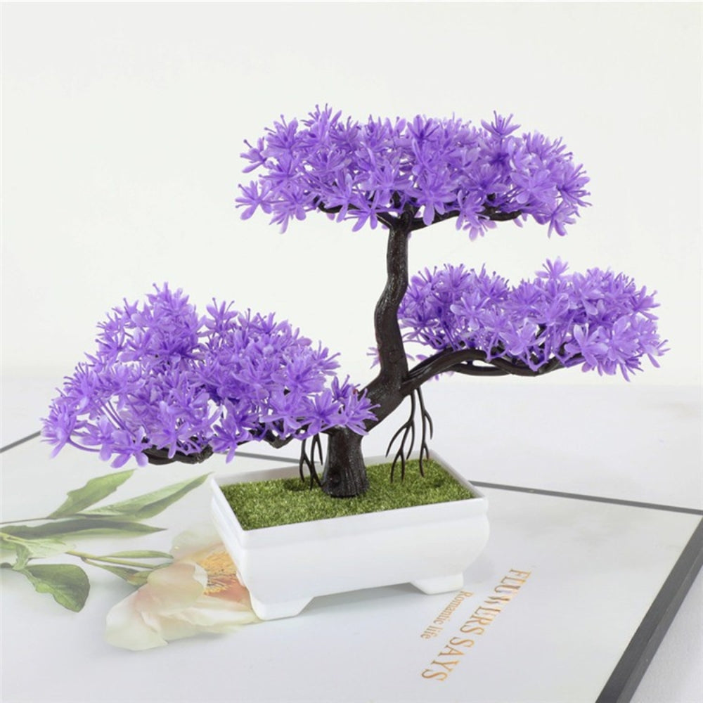 Mini Artificial Bonsai Desk Tree
