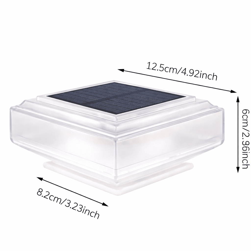Solar Garden Pillar Light