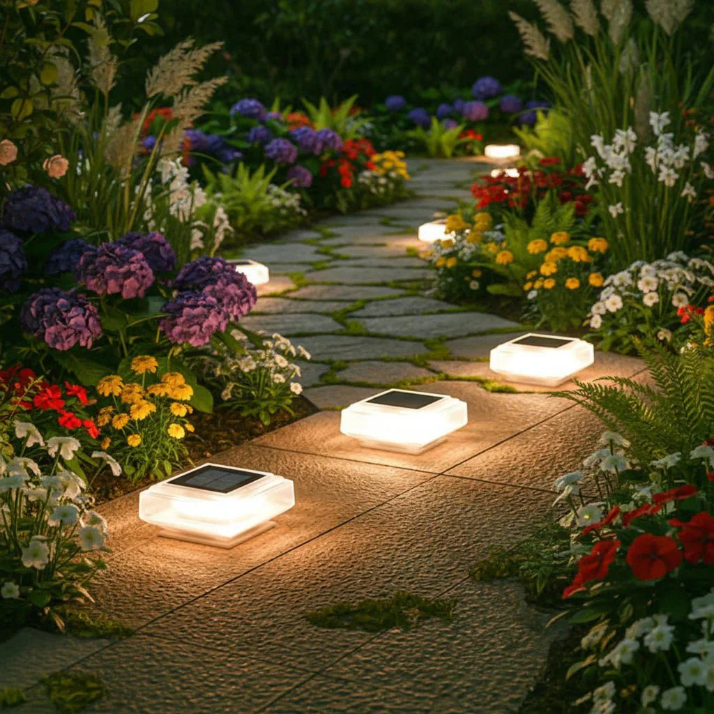 Solar Garden Pillar Light