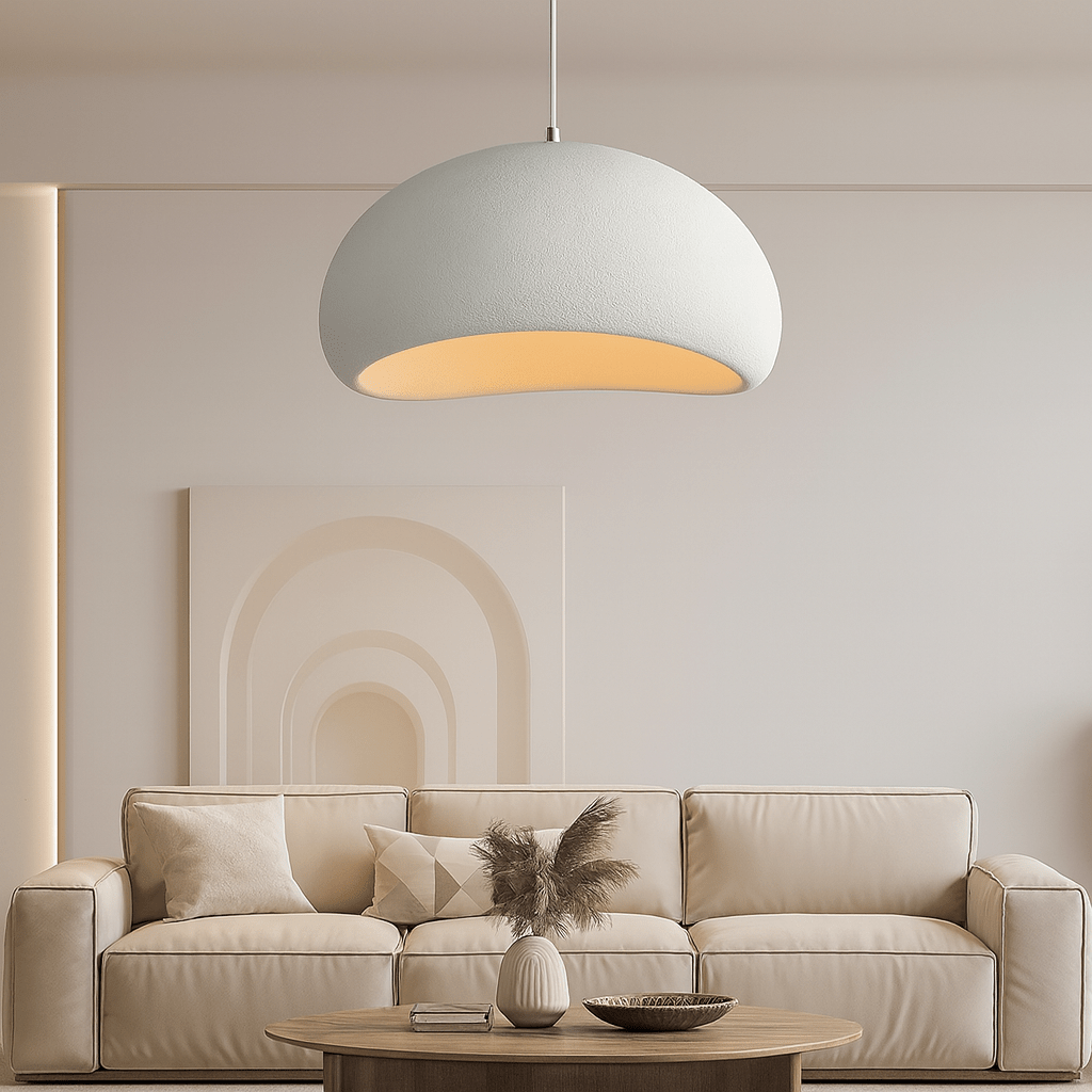 Dimmable Glass & Metal Pendant Light