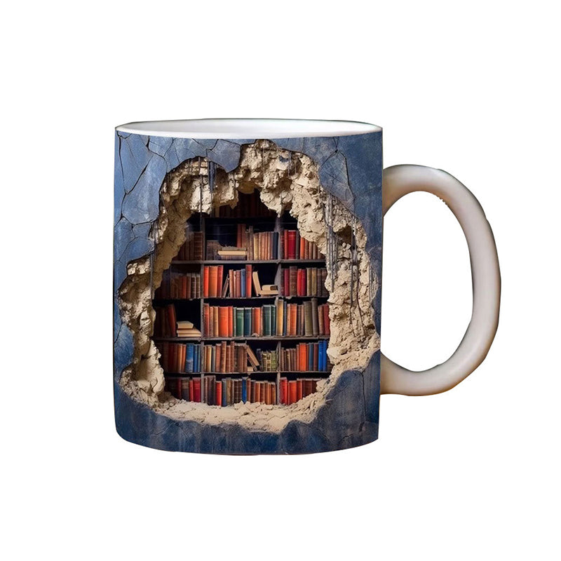Bookshelf Mug