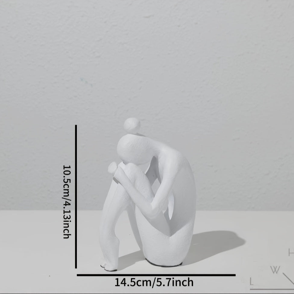 Abstract Figure Resin Bookends