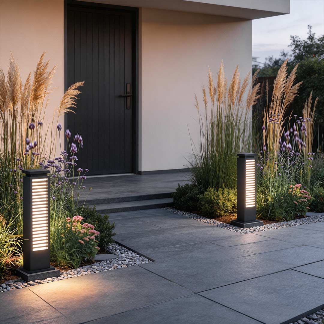 Louver Path Bollard Light
