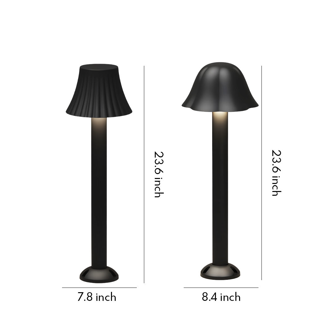 Mushroom Cap Outdoor Path Post Light
