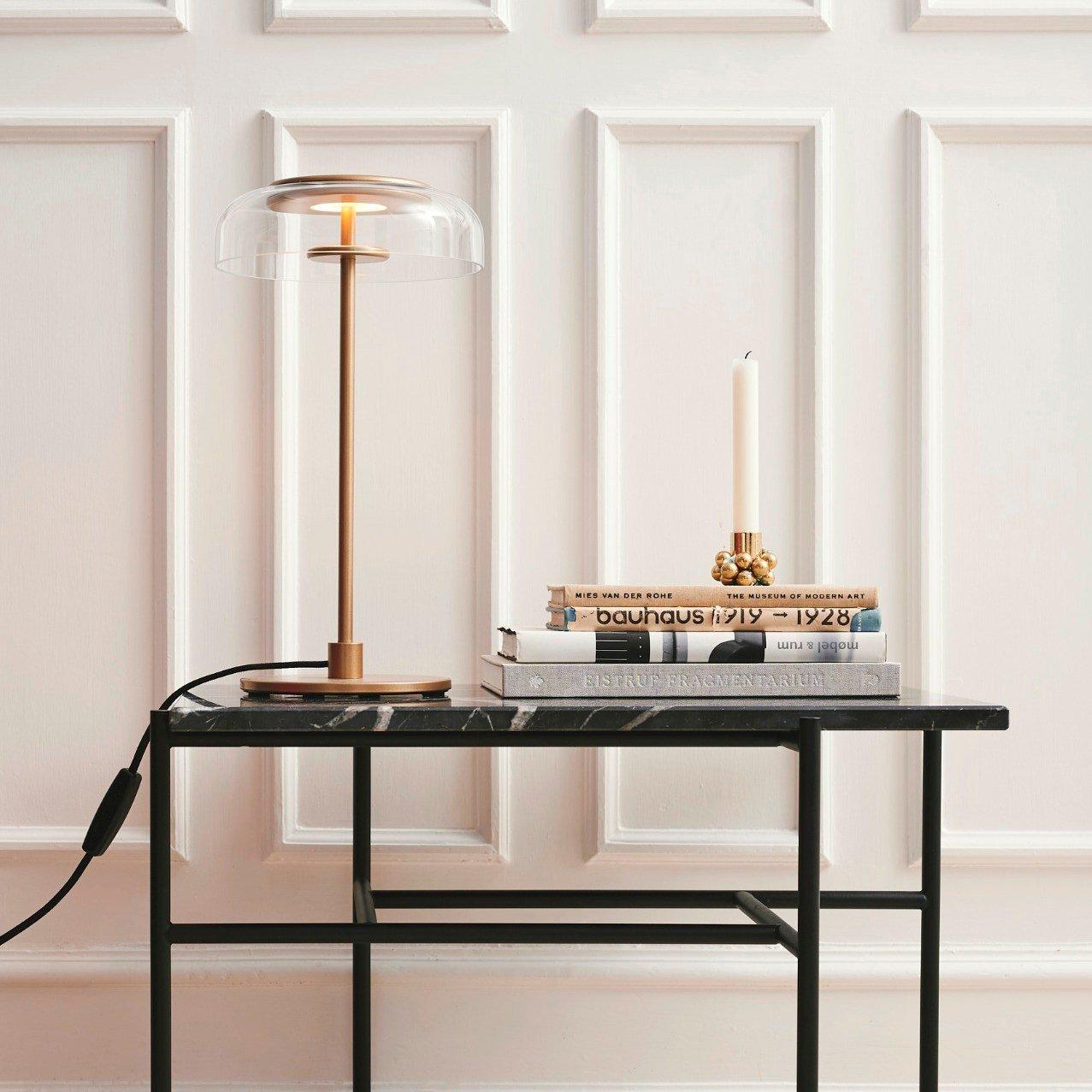 Glass Dome Table Lamp