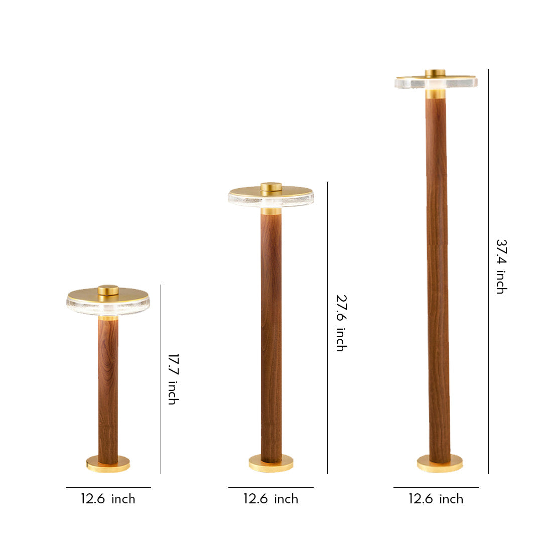 Gold Finish Luxury Outdoor Path Post Light