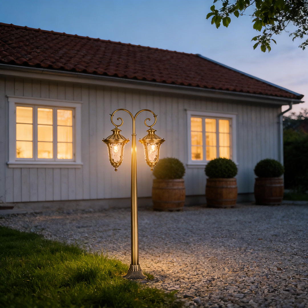 Vintage Copper Garden Path Light