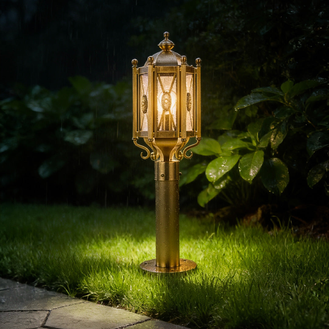 Solid Brass Garden Path Light
