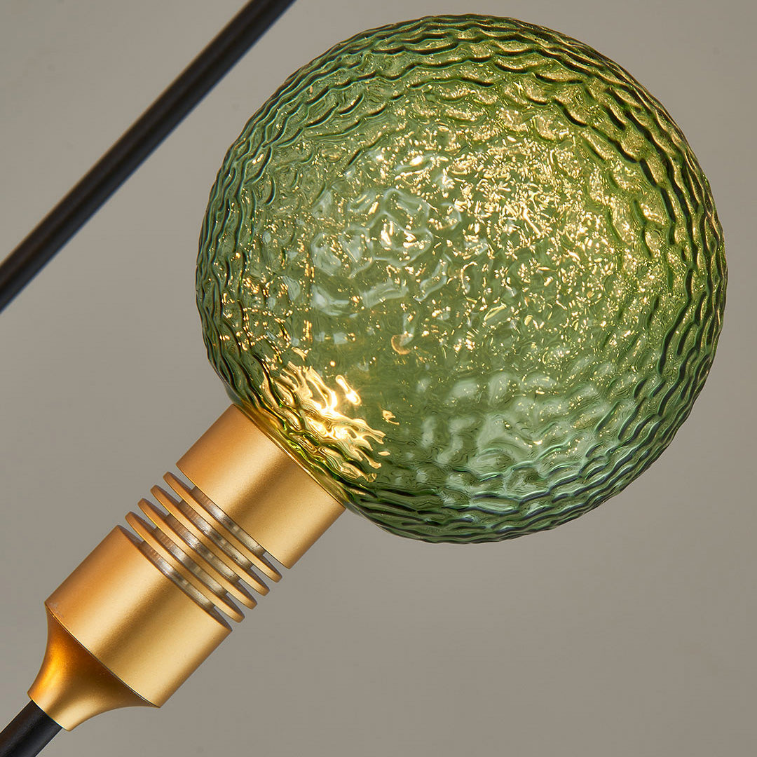 Tinted Glass Sphere Garden Path Light