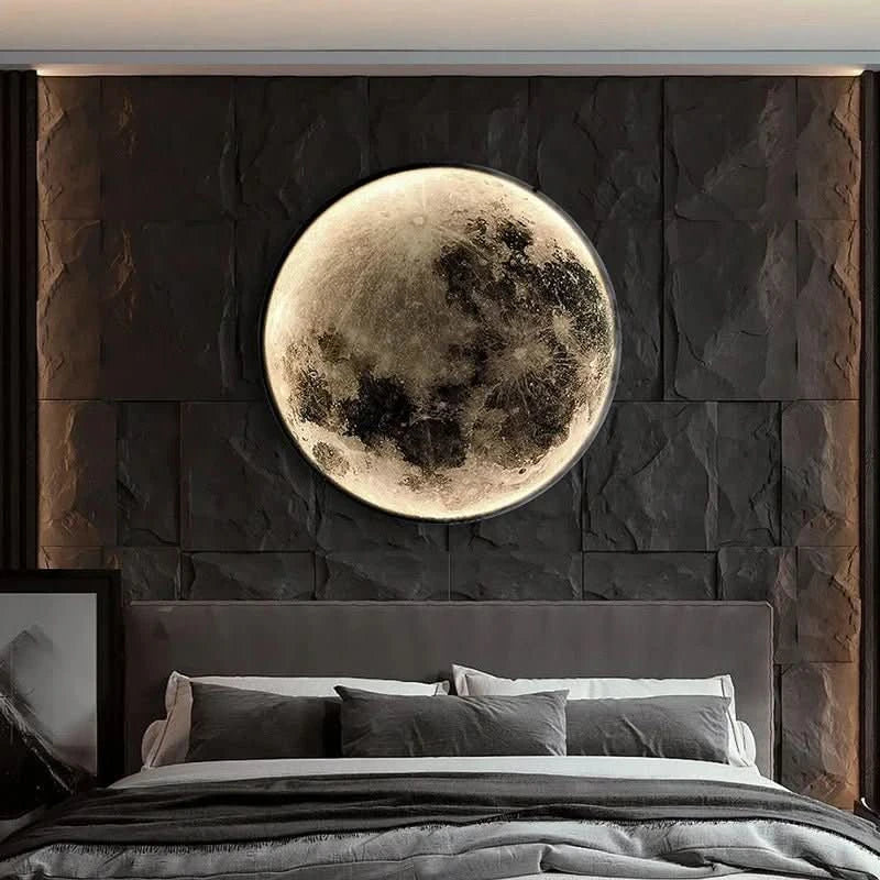 Sculptural Moon Table Lamp
