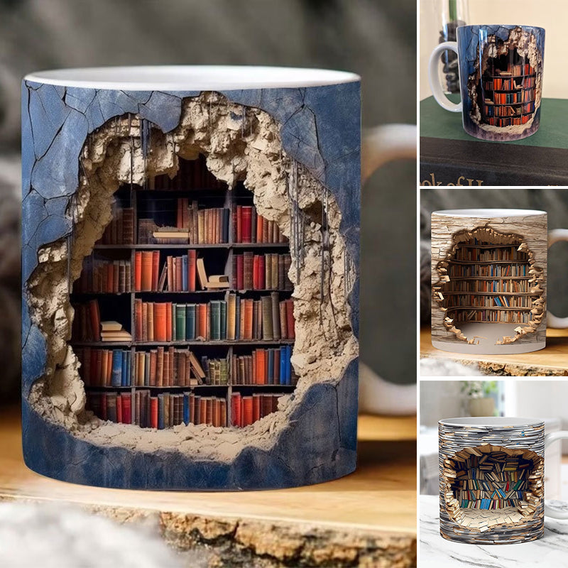 Bookshelf Mug