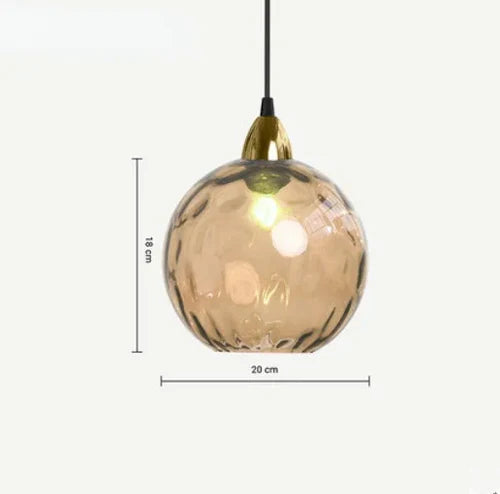 Glass Ball Pendant Lamp - LumiSphere