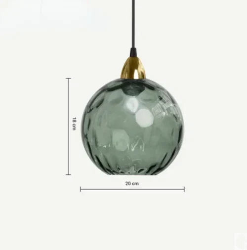 Glass Ball Pendant Lamp - LumiSphere