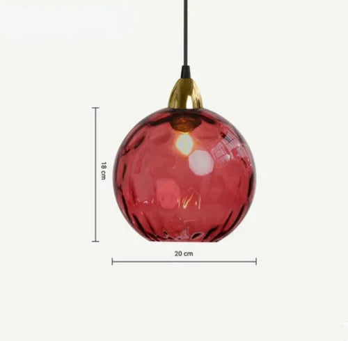 Glass Ball Pendant Lamp - LumiSphere